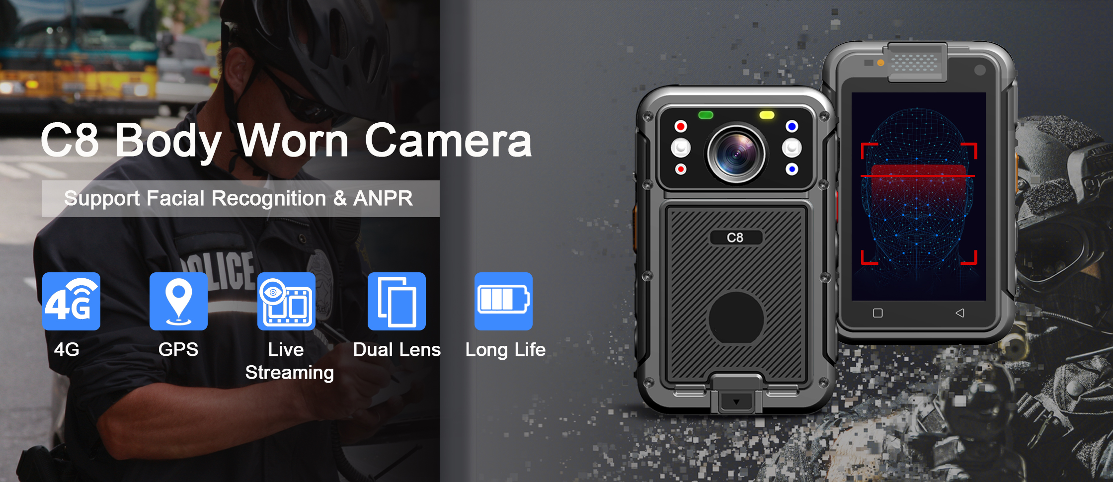 C8 Body Worn Camera