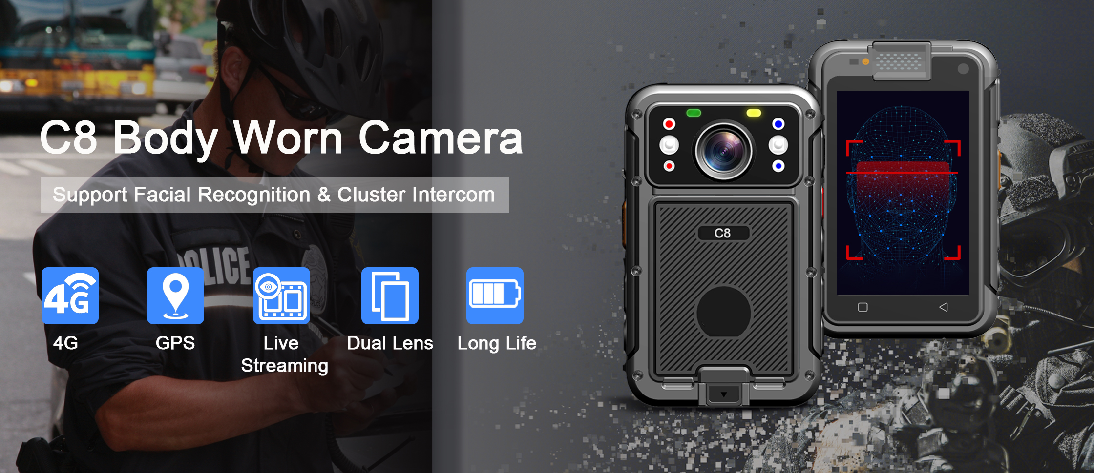 C8 Body Worn Camera