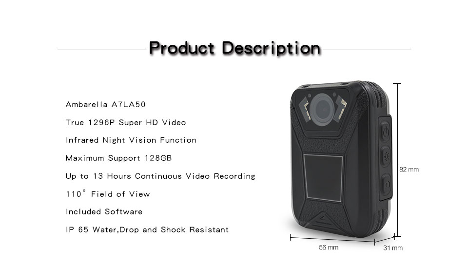 I825 Police Camera