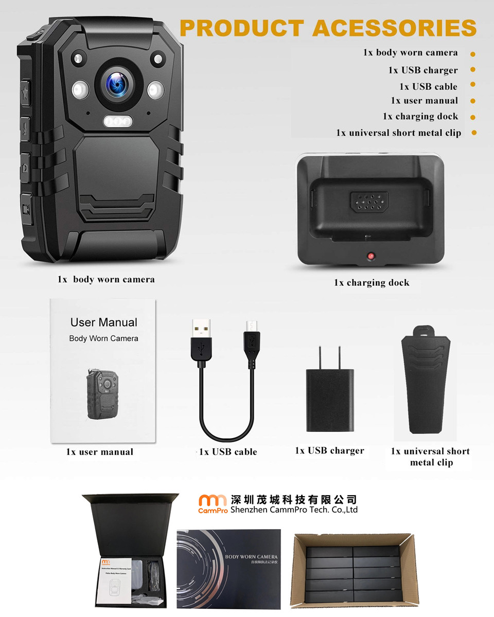 I826 Body Camera GPS