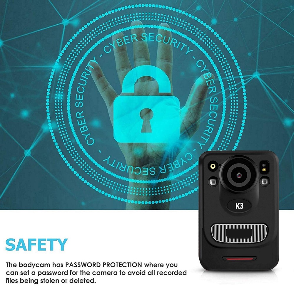 K3 Slim Body Worn Camera