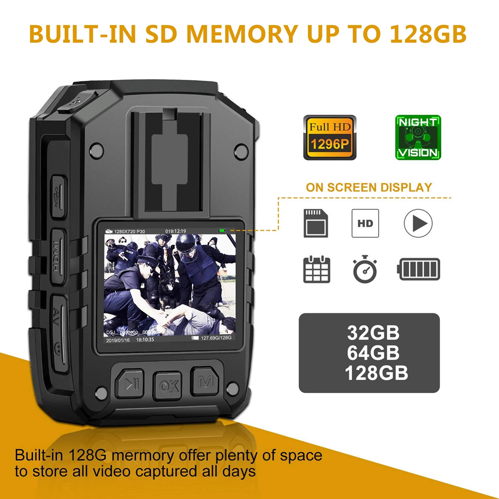 I826 Body Camera GPS