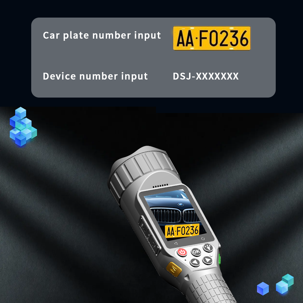 T8 Torch Light Video Recorder With Large Battery Removable 26800mAh Built-in 18650mAh