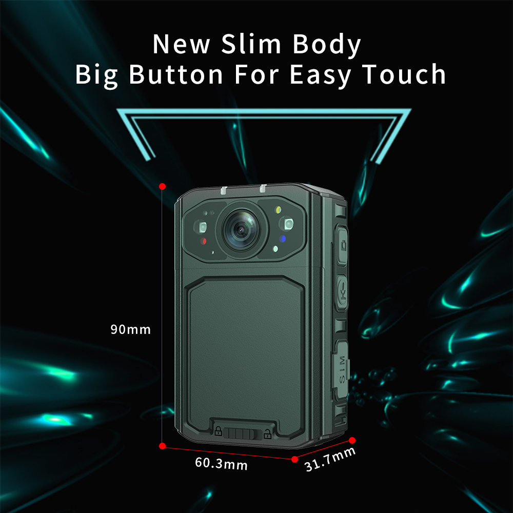 C6 Android 5G Face Recognition Body Worn Camera