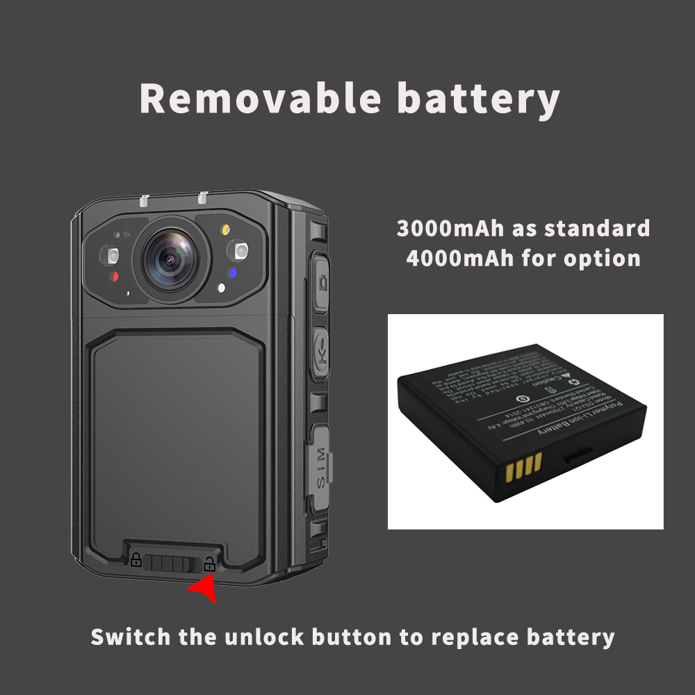 C6 Android 5G Face Recognition Body Worn Camera