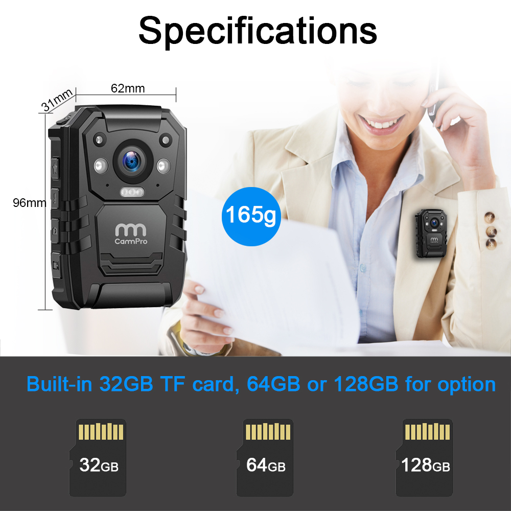 I826 Body Camera GPS