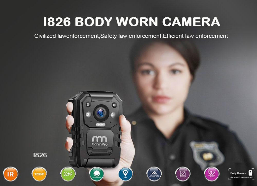 I826 Body Camera GPS