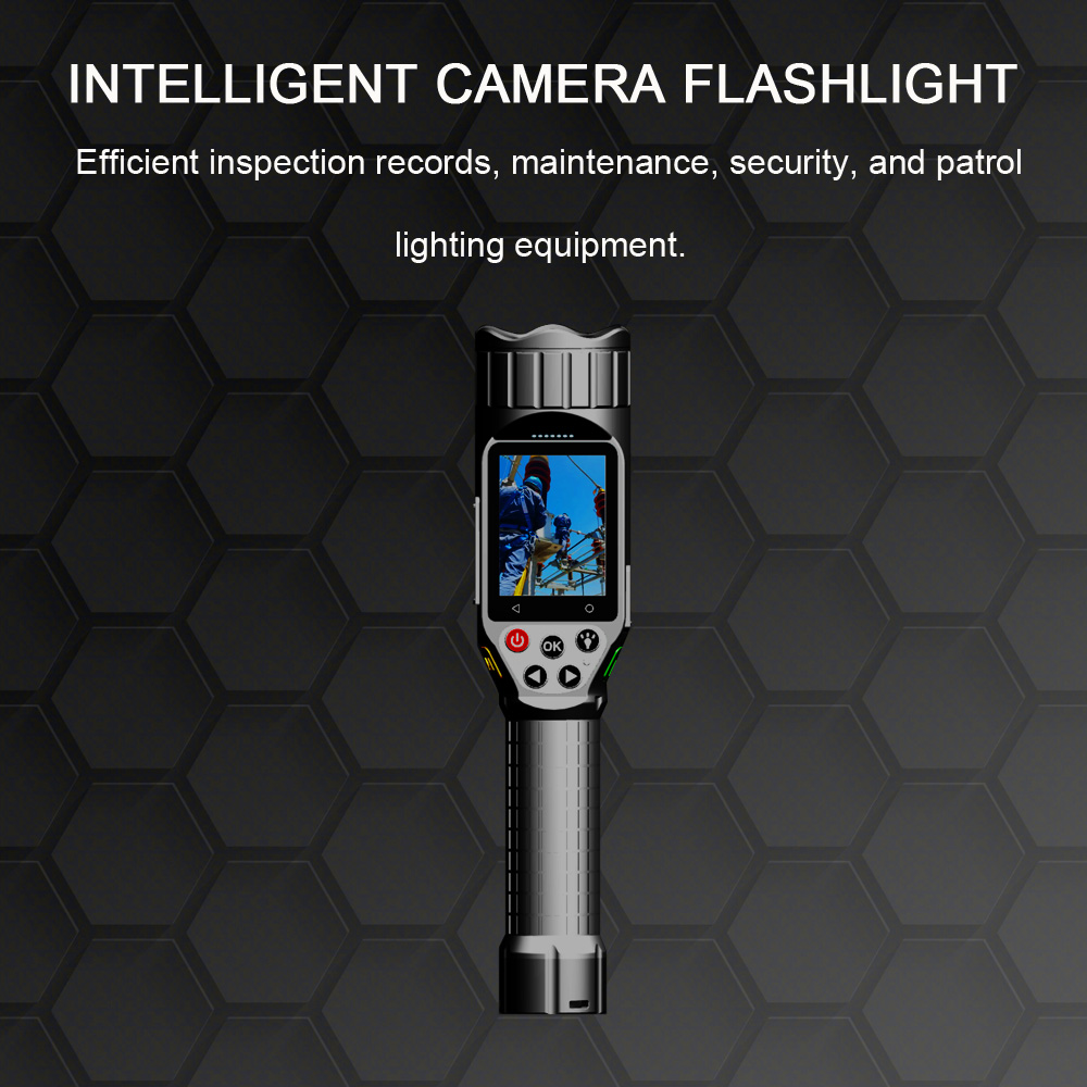 T8 Torch Light Video Recorder With Large Removable Battery