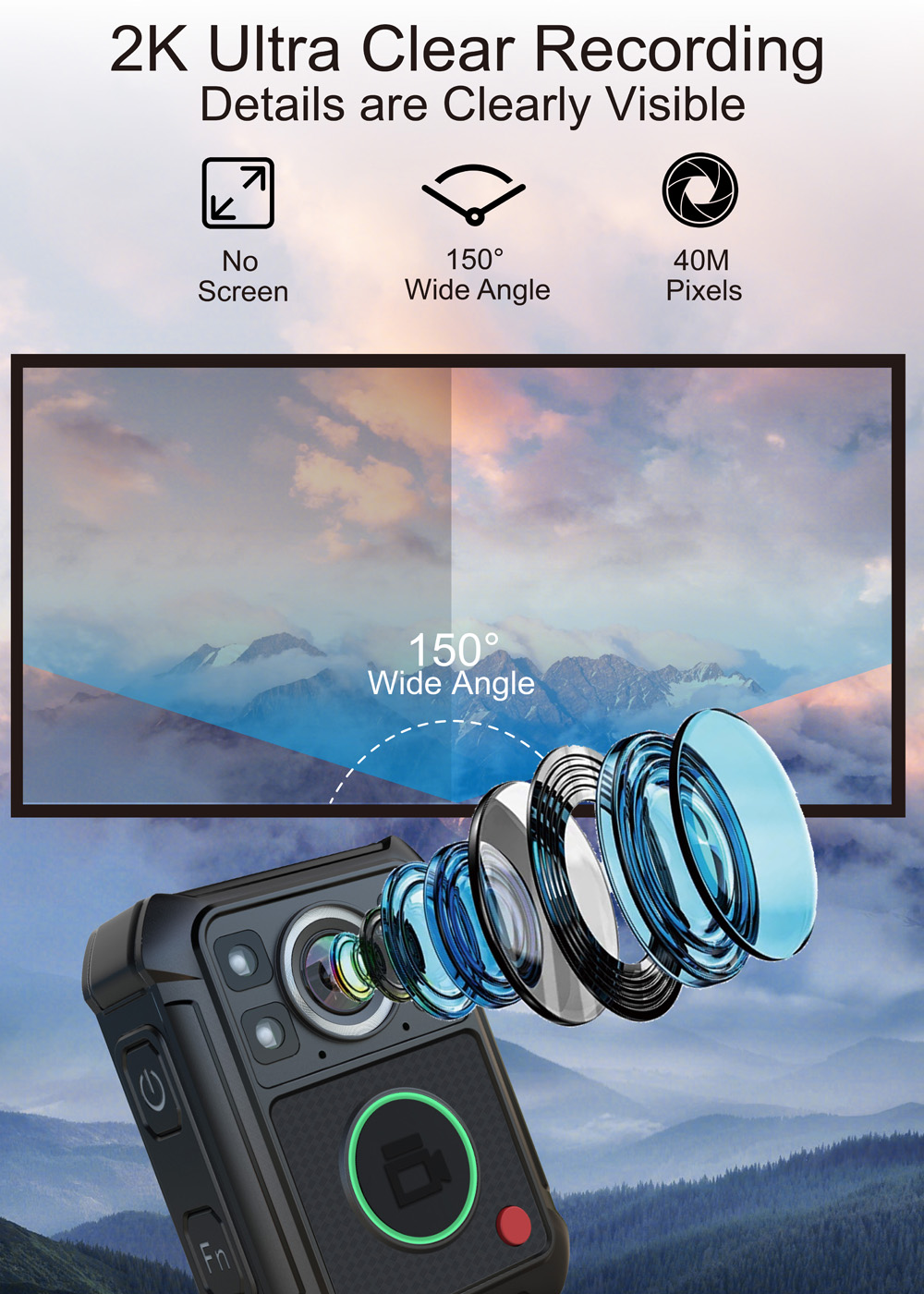 S1 WiFi Body Camera