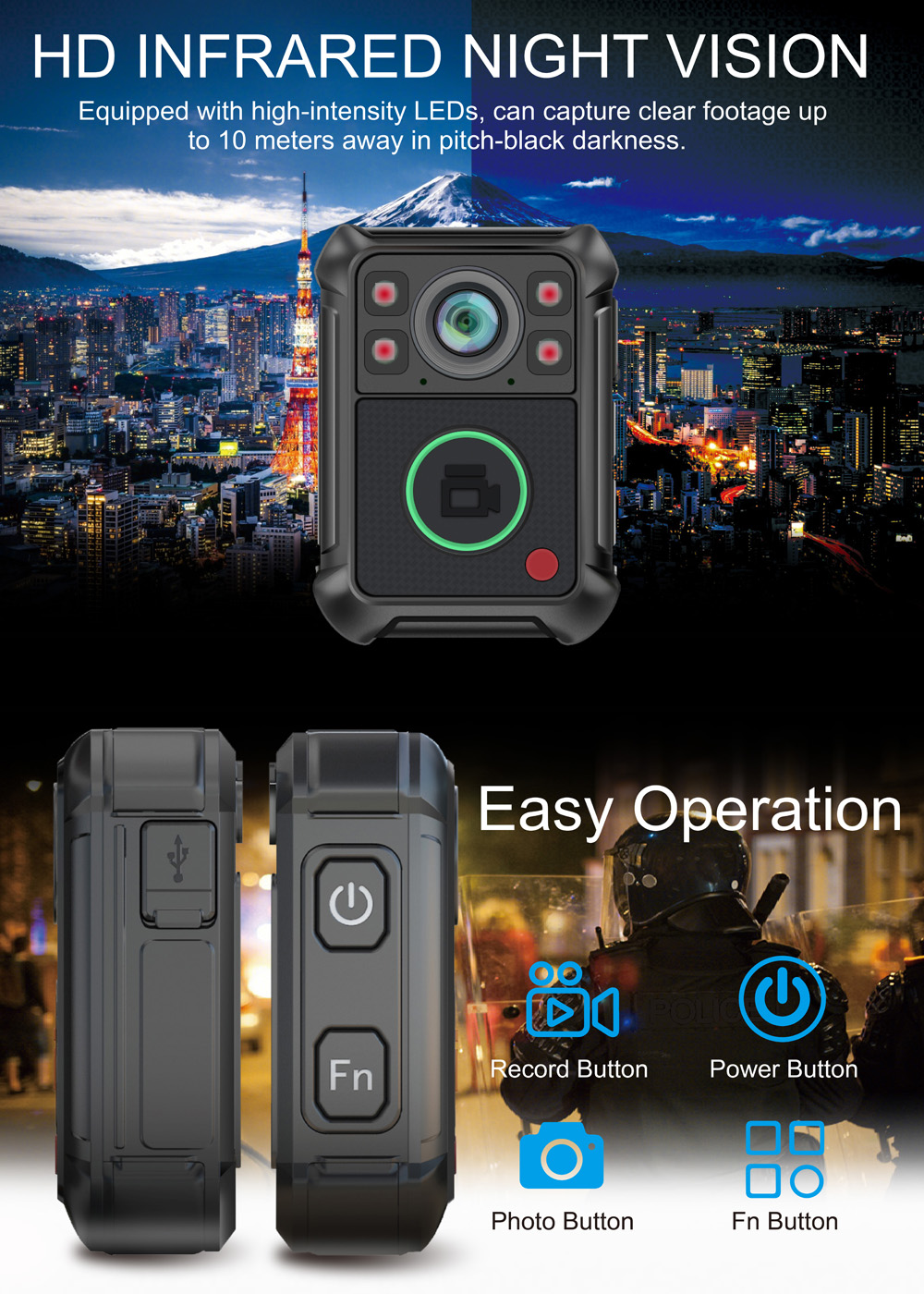 S1 WiFi Body Camera