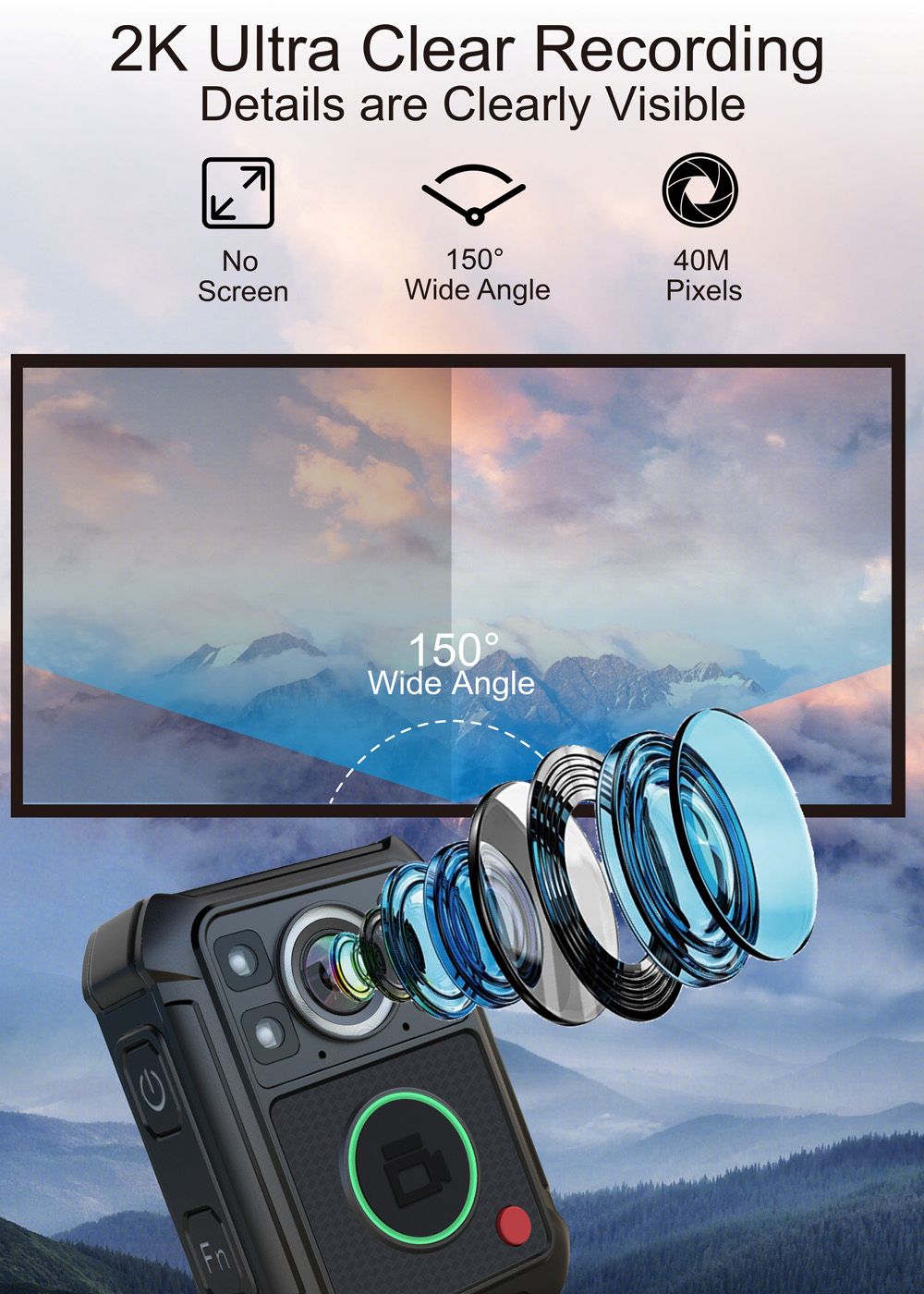 S1 WiFi Body Camera