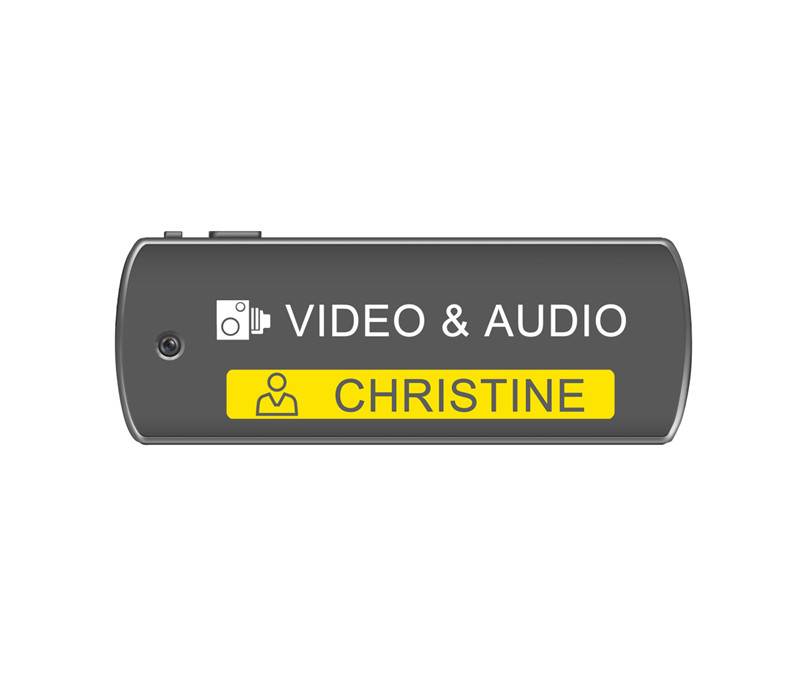 C1 Mini Wearable Nameplate Recorder