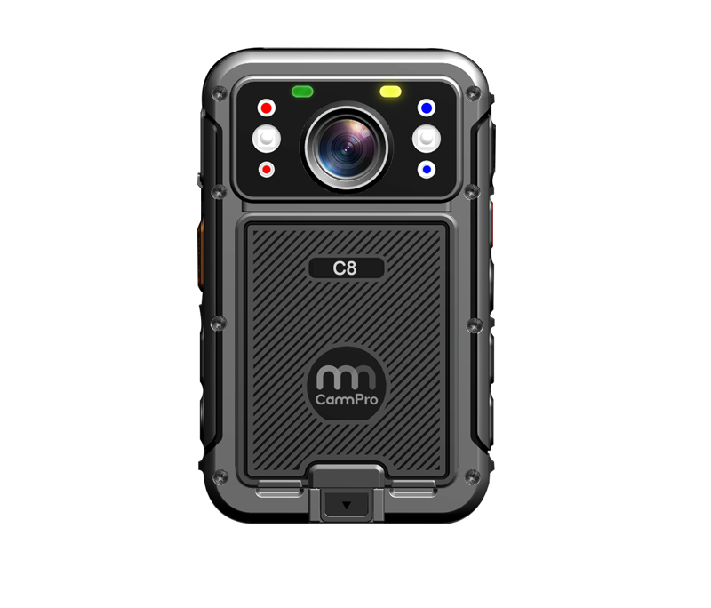 C8 HD True 2K 4G Body Camera With Face Recognition